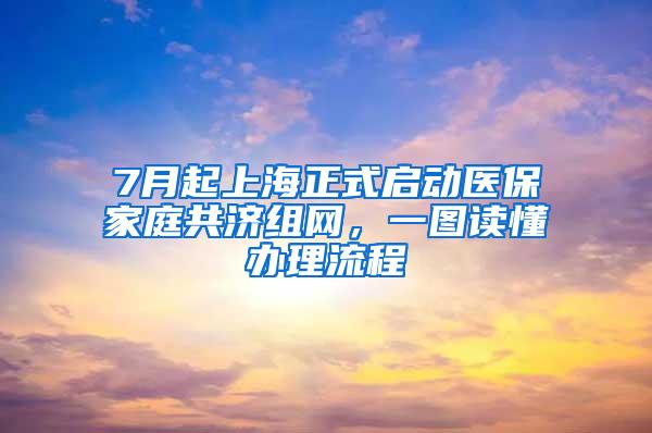 7月起上海正式启动医保家庭共济组网，一图读懂办理流程