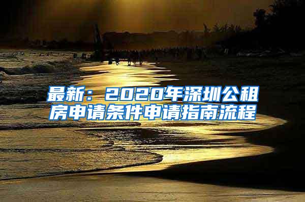 最新：2020年深圳公租房申请条件申请指南流程