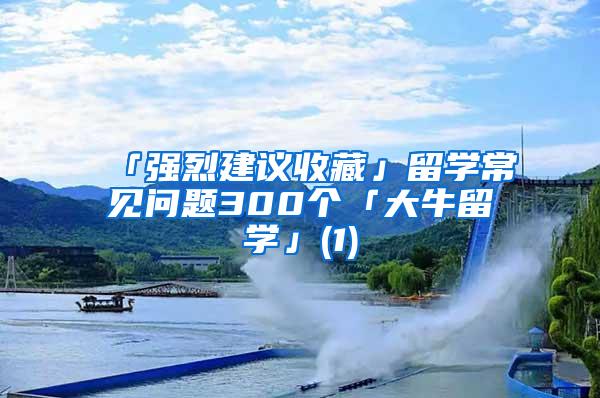 「强烈建议收藏」留学常见问题300个「大牛留学」(1)