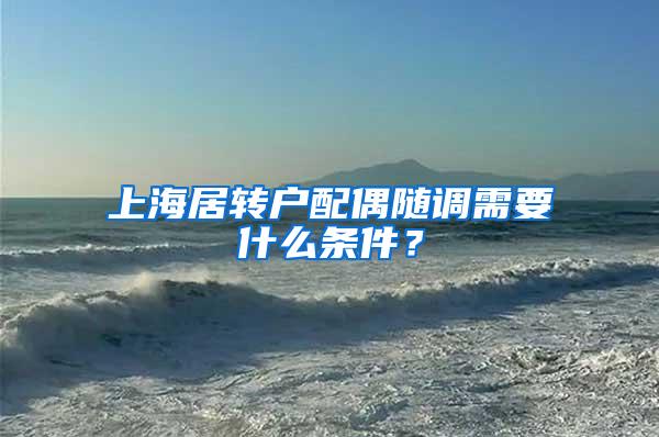 上海居转户配偶随调需要什么条件？