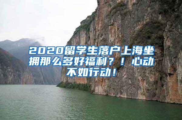 2020留学生落户上海坐拥那么多好福利？！心动不如行动！