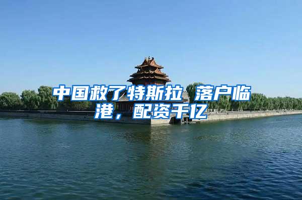 中国救了特斯拉 落户临港，配资千亿