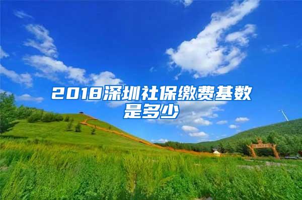 2018深圳社保缴费基数是多少