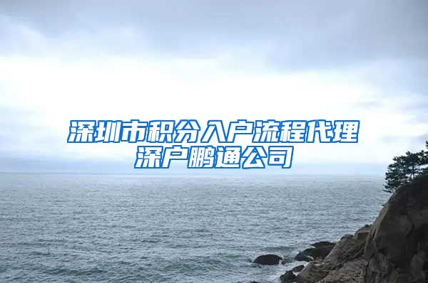 深圳市积分入户流程代理深户鹏通公司