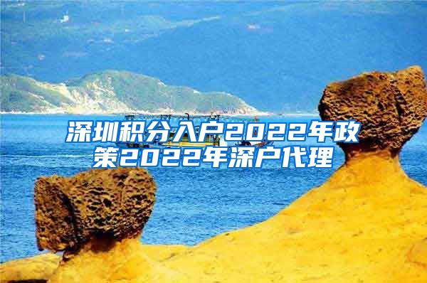 深圳积分入户2022年政策2022年深户代理