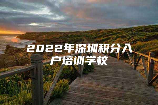 2022年深圳积分入户培训学校