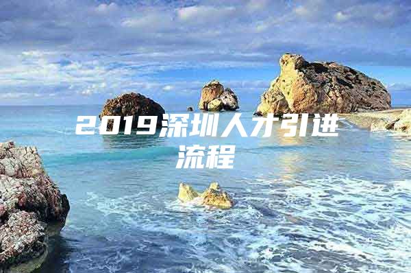 2019深圳人才引进流程